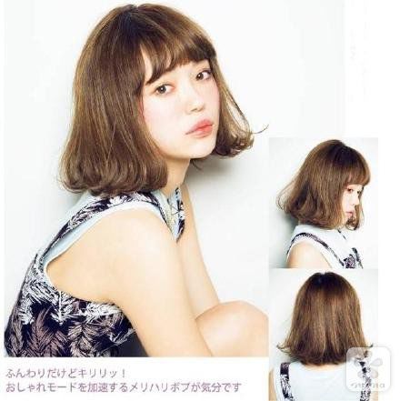 8款人气lob造型告诉你短发女生也能这么美