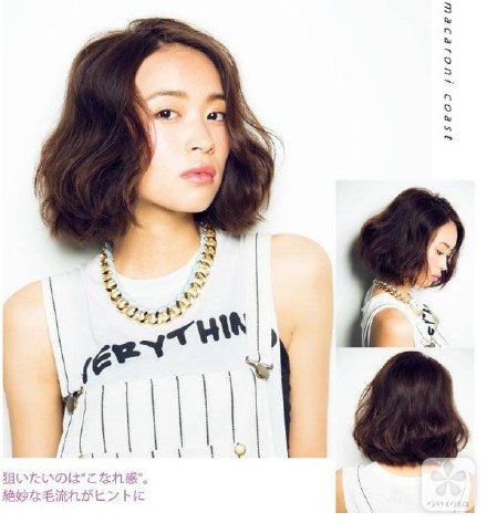 8款人气lob造型告诉你短发女生也能这么美